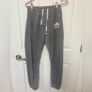 Roots Kids Charcoal Grey Jogger Sweatpants with Drawstring